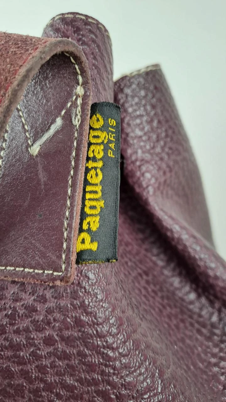 Trekkoordtas / Paquetage Paris / Vintage / Bordeaux / Dames / Leer / SV10 – photo 7